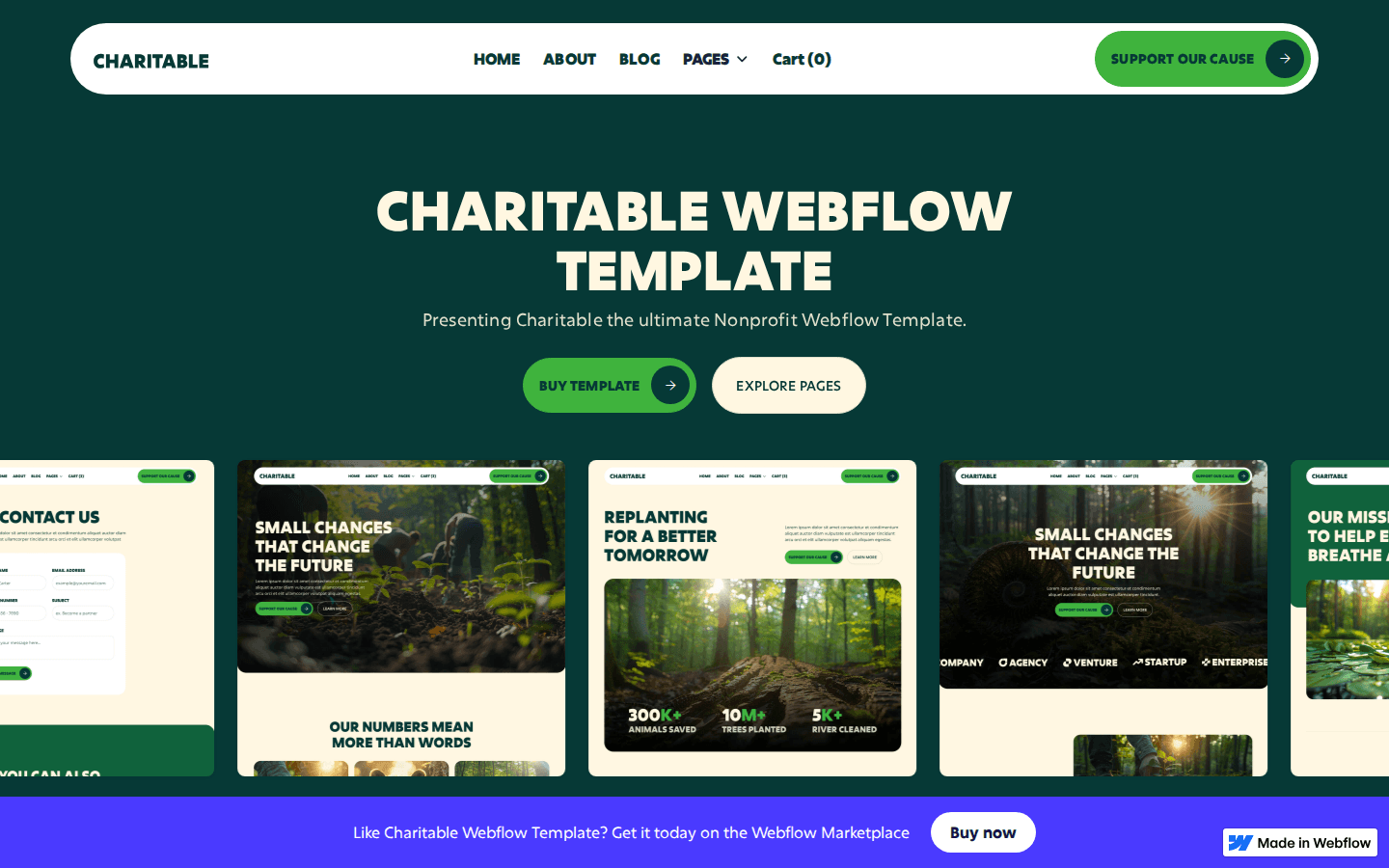 Original Webflow site